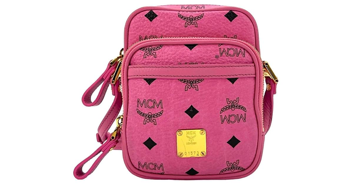 Mcm crossbody bag pink best sale