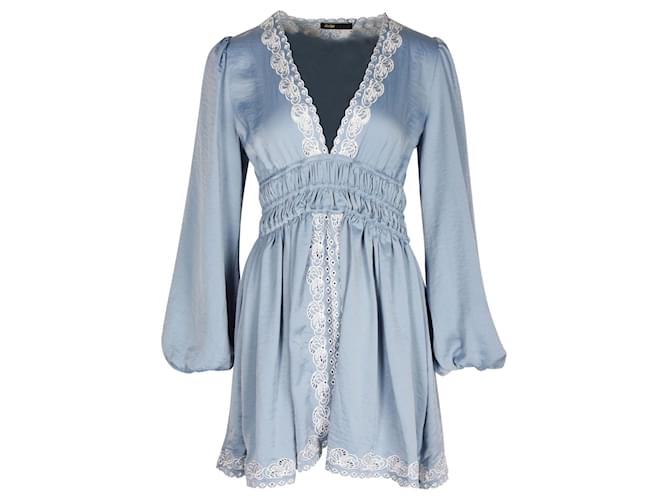 sachin and babi light blue dress LaDivine 7475C Plus Size Formal Long Sleeve Satin Dress – The Dress Outlet