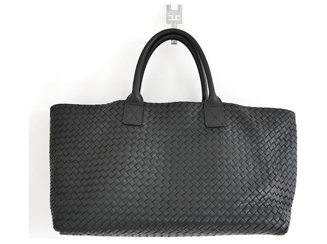 Bottega Veneta Cabat Ltd Ed 2005 Tote bag Black Leather ref