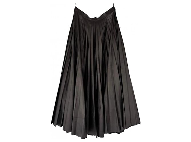 Céline Phoebe Philo skirt Hazelnut Lambskin Joli Closet