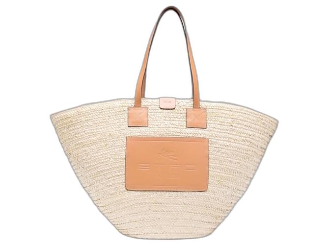 Etro Borsa per il basket Beige Paglia Joli Closet