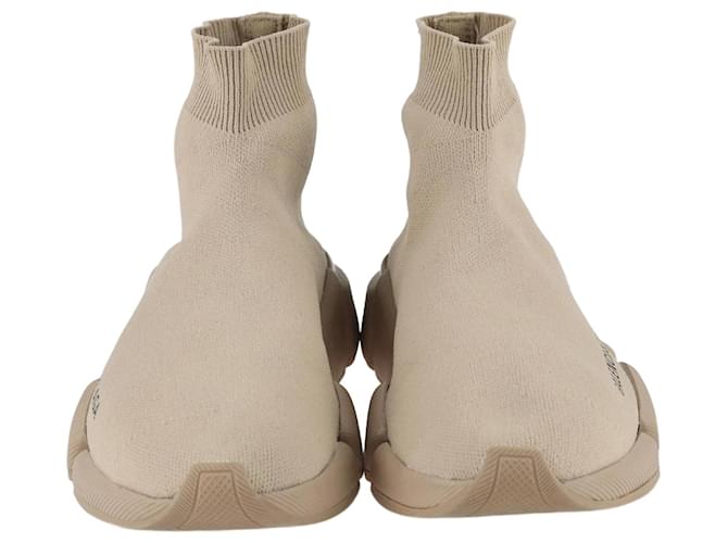 Balenciaga Beige Speed Trainer Sock sneakers Cloth