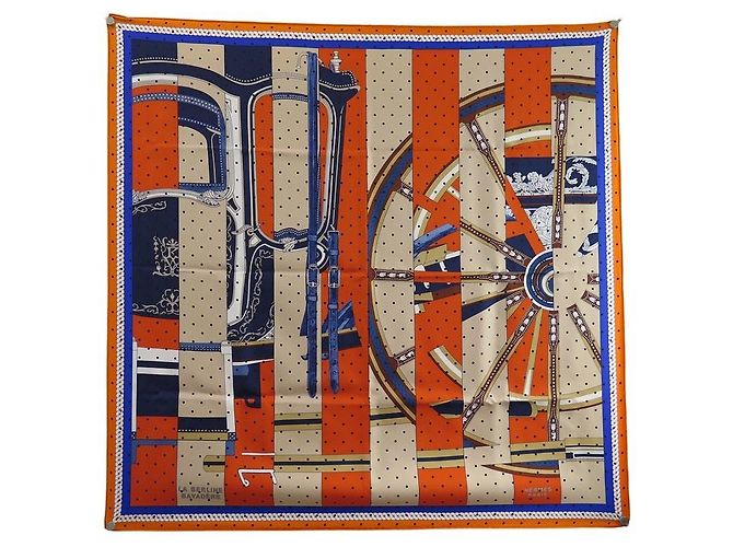 Paréo Hermès Imprimé Bayadère - Noir/gris/blanc, 100% Coton, Neuf Avec étiquettes