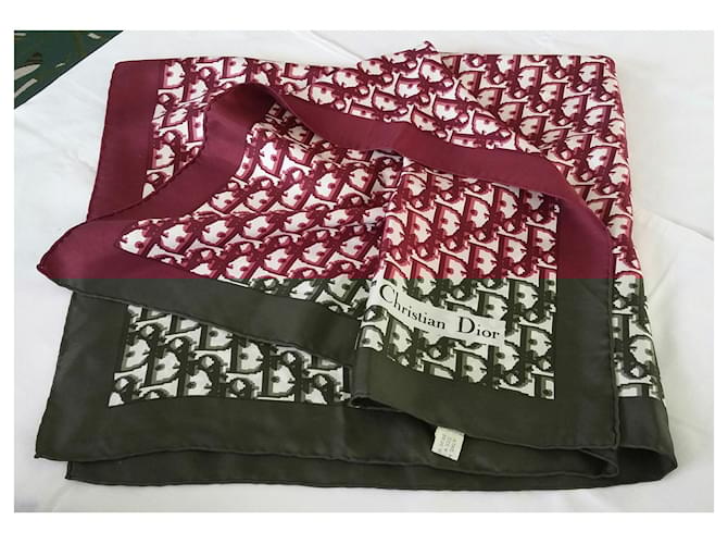 【関税&送料込】Dior Dior Oblique Silk Foulard Dior Oblique Mitza Scarf Bandeau Silk 10