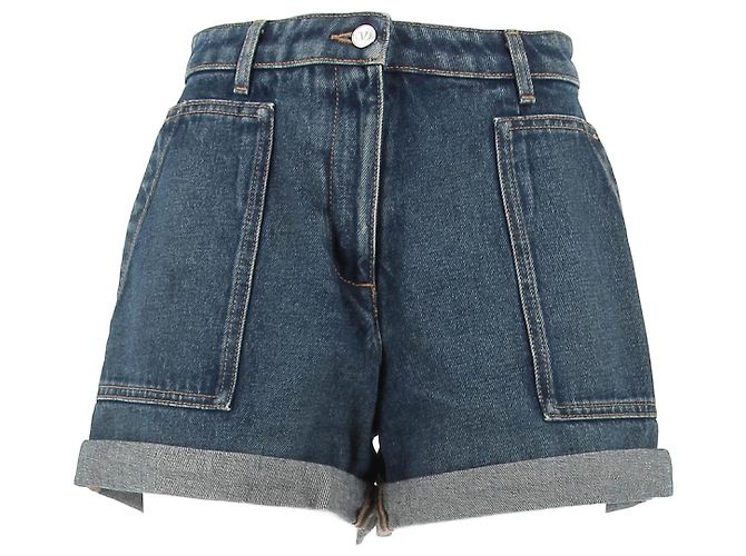 Short En Jean Taille 44 Rose - Denim & Co - Style Décapé - Occasion En Excellent état