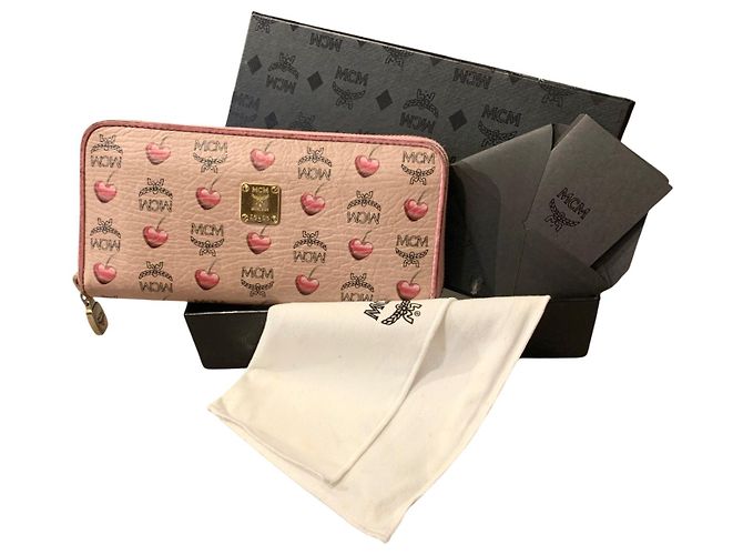 MCM zippy Wallet Multiple colors Large Aren Zip Around Wallet in Visetos Cognac | MCM ®US main image 2