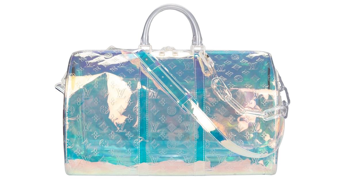 Louis Vuitton Transparent Prism By Virgil Abloh Keepall Bandouliere 50 Multiple colors Plastic ref.1259963 Joli Closet