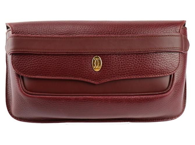 Cartier Must Line Dark red Leather ref.1264283 - Joli Closet