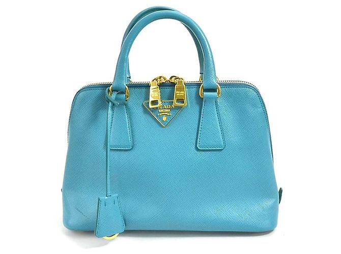 Prada Promenade Blue Leather ref.1275438 - Joli Closet