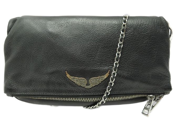 Sac Bandoulière / Pochette Zadig & Voltaire En Cuir Blanc Craie - Neuf Sans étiquette, Pour Femme