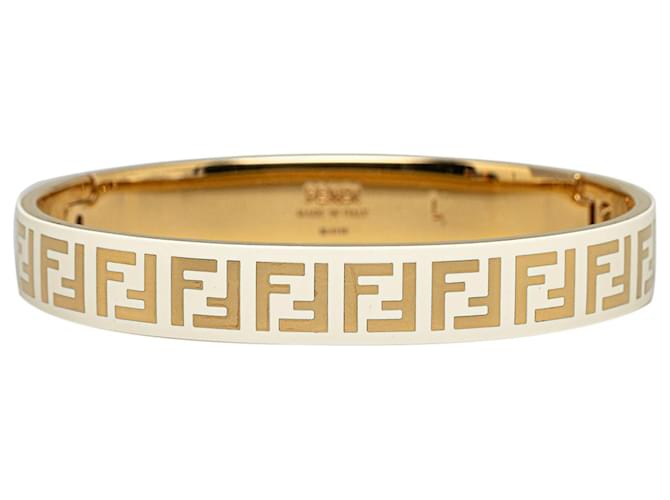 Gold Fendi Forever Fendi Bangle Costume Bracelet Golden Metal ref