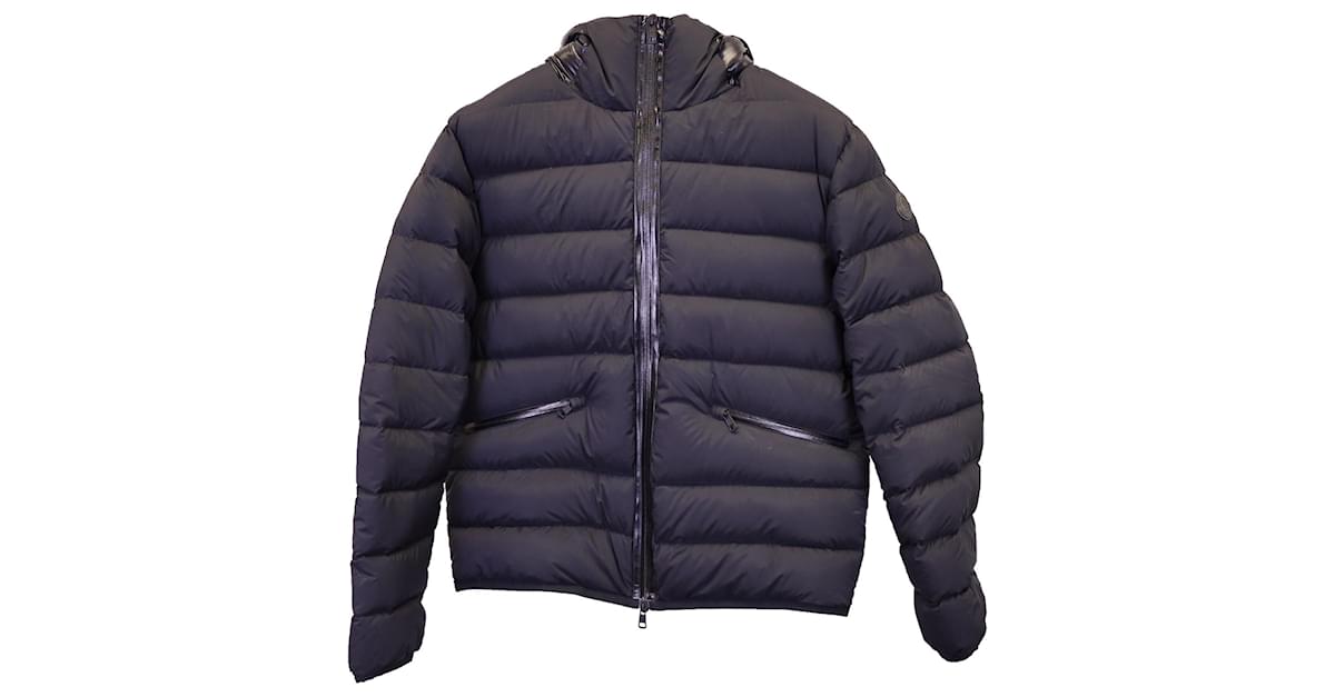 Moncler Achard Padded Jacket in Black Nylon Polyamide ref.1291657 Joli Closet