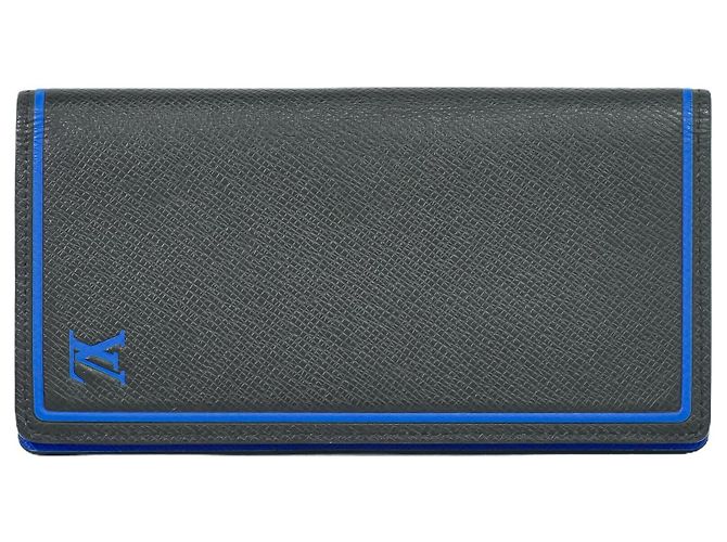 Louis Brazza Louis Vuitton Brazza Black Leather ref.1295965 - Joli Closet