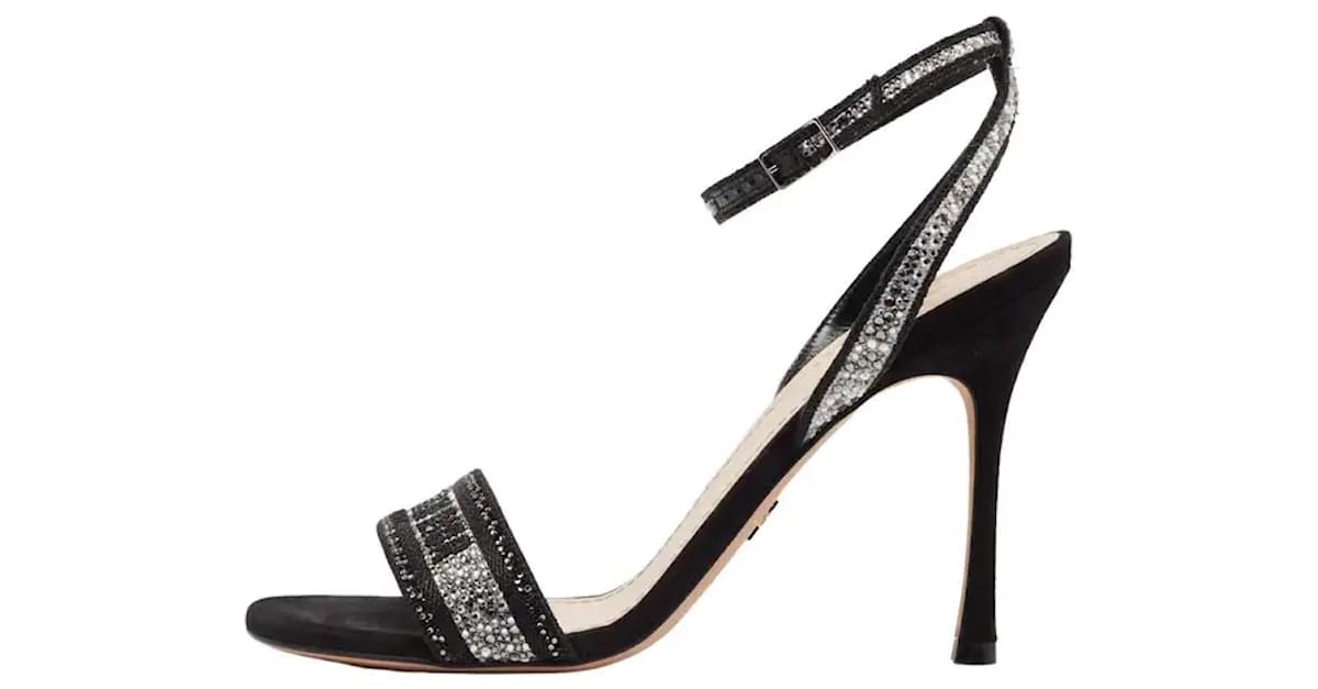 Dior Sandals Black Cotton ref.1296511 - Joli Closet