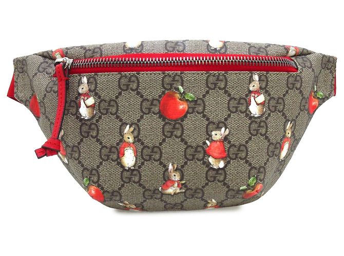 Brown Gucci GG Supreme Peter Rabbit Belt Bag Cloth ref.1297095 - Joli ...