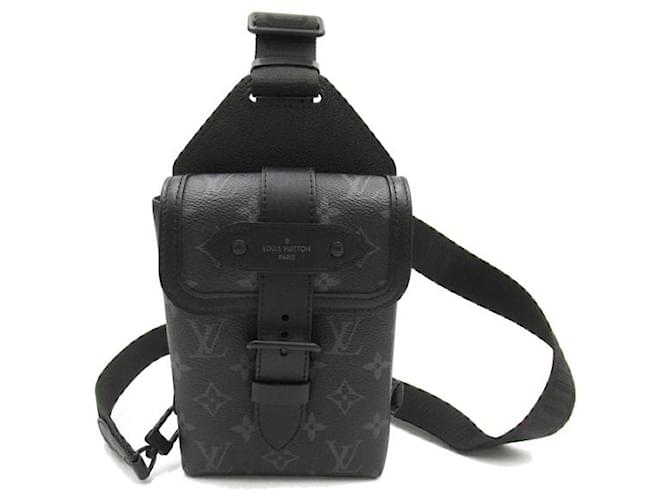 Louis Vuitton Monogramm Eclipse Saumur Slingbag Canvas 
