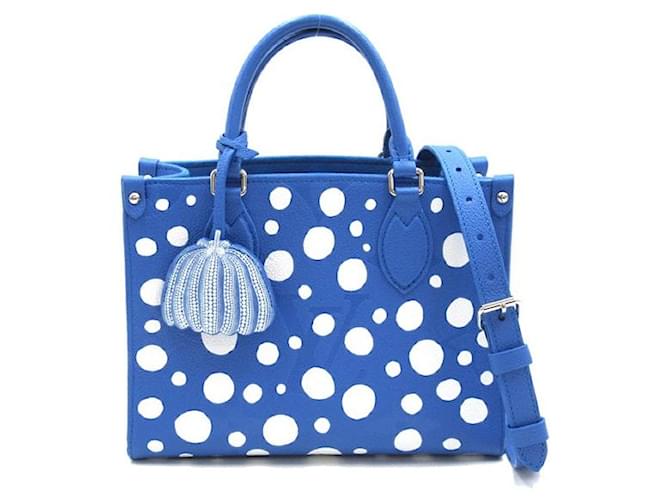 Louis Vuitton x Yayoi Kusama OnTheGo PM Blue Leather ref