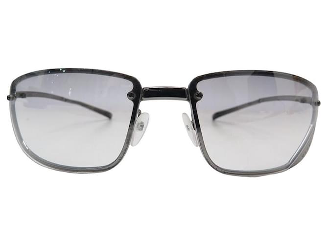 SUNGLASSES GUCCI SILVER WRAP GG1691/S SILVER METAL CASE SUNGLASSES