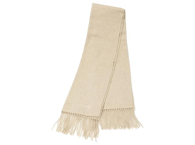 SCARF 180 CM IN WHITE CASHMERE 413881 main image 0
