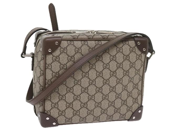 GUCCI GG Supreme Shoulder Bag Beige 626363 auth 60070S ref