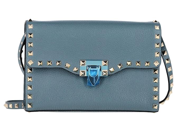 Valentino Garavani Valentino Rockstud Crossbody Bag in Blue