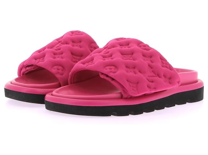 Platform Sandals Pink Lv Sandals New Louis Vuitton Platform