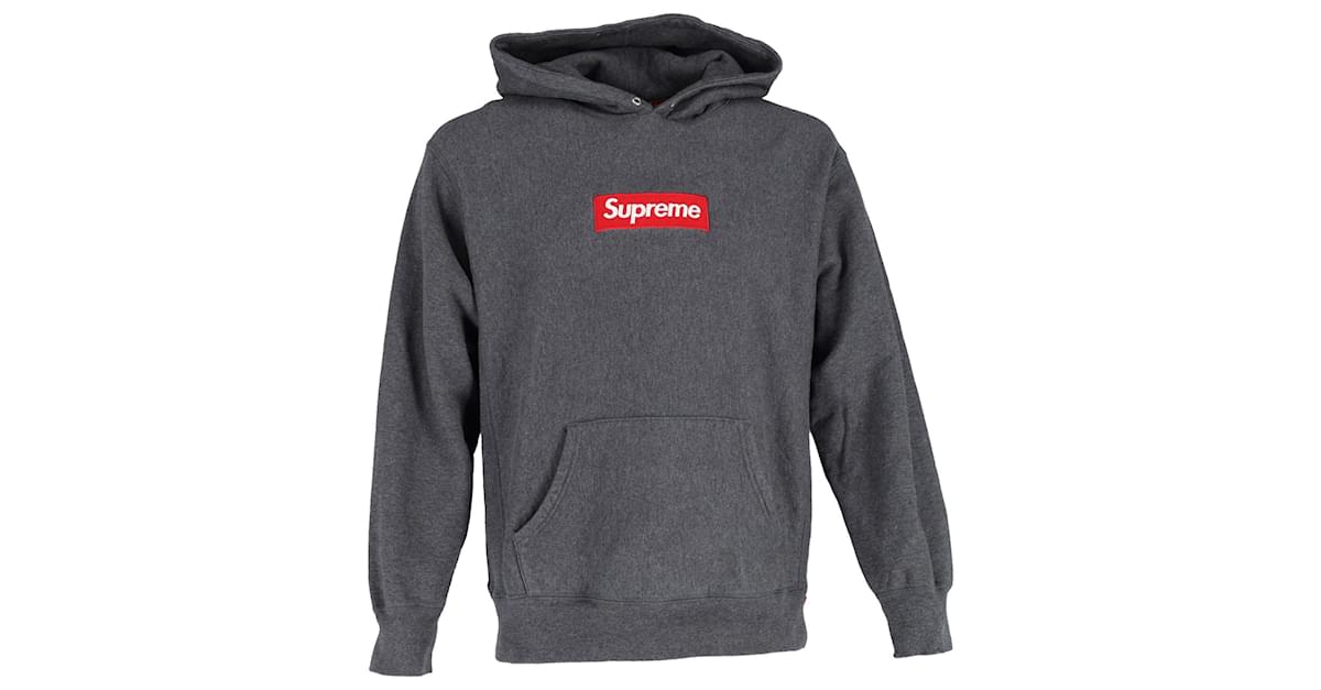 All black supreme box logo hoodie online