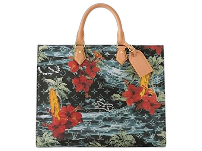 Louis Vuitton LV OntheGO Surfin monogram new Blue Cloth ref