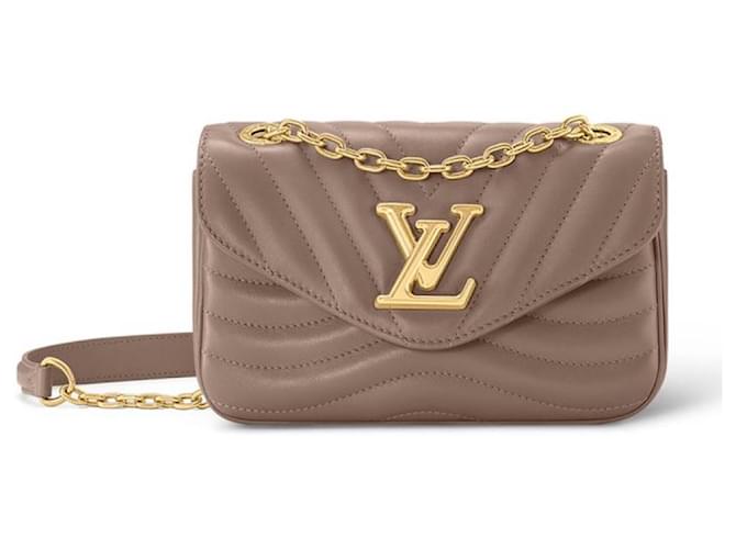 Louis Vuitton 2024年ビビエンヌ Louis Vuitton LV New wave chain bag PM new Beige Leather ref