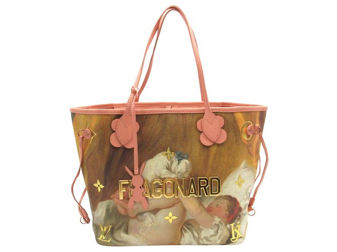 Louis Vuitton Neverfull MM Pink Cloth ref.1338102 - Joli Closet