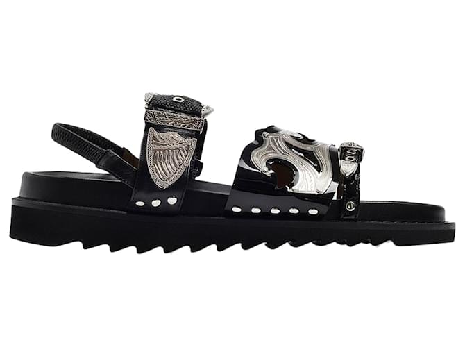 AJ1018 Flat Shoes - Toga Pulla - Black - Leather ref.1340065