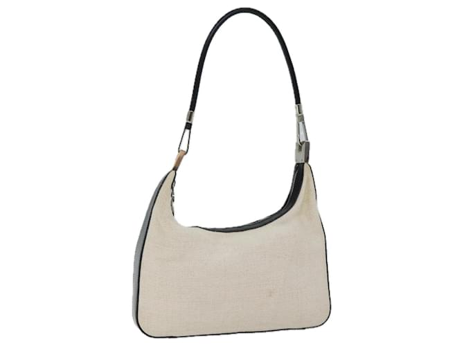 ショルダーバッグ・ポシェット GUCCI  Shoulder Bags Women Fabric Beige/Black Gucci Quilted Shoulder Bag Black Beige Leather Cloth ref