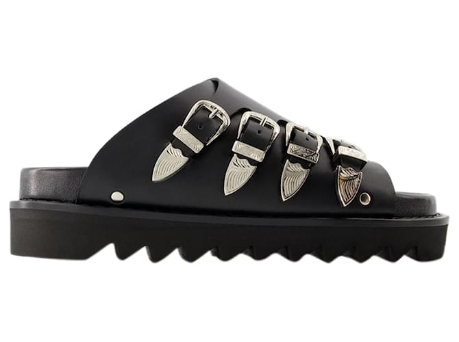 AJ1304 Sandals - Toga Pulla - Leather - Black ref.1341886