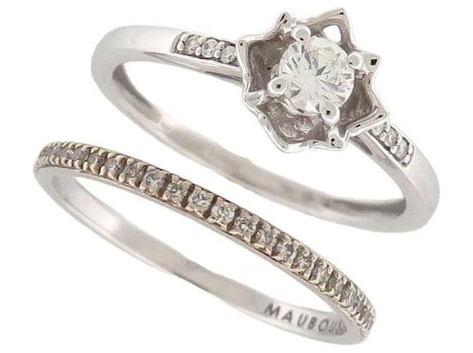 BAGUE MAUBOUSSIN MA REINE D'AMOUR N2 ALLIANCE PARCE QUE JE L