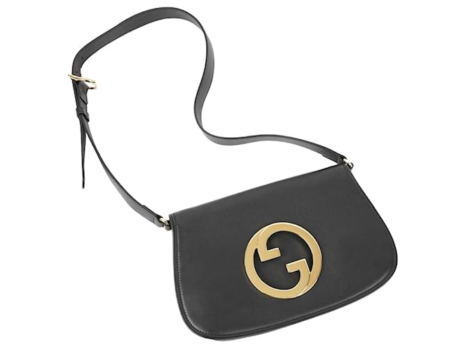 【VIP価格】GUCCI Blondie Shoulder Bag Gucci Blondie 2023 Shoulder Bag Black Leather ref.1346082
