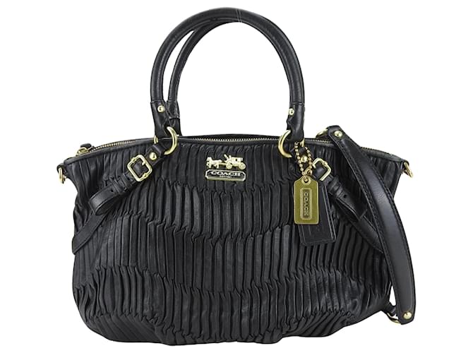 Coach Madison Black Leather Joli Closet