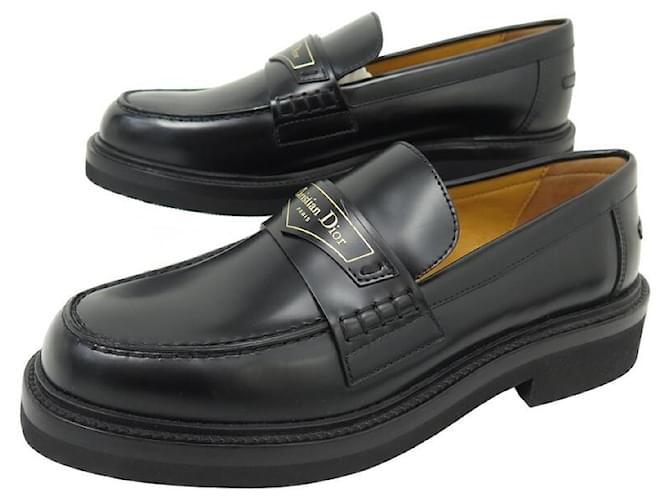 クリスチャンディオール Christian Dior ペニーローファー　25.5 8795-1503-