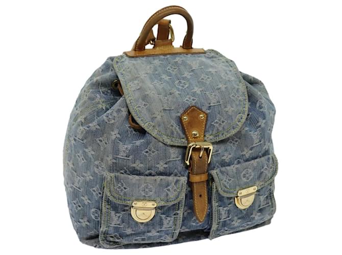 Backpack Sac Denim Louis Vuitton LOUIS VUITTON Monogram Denim Sac