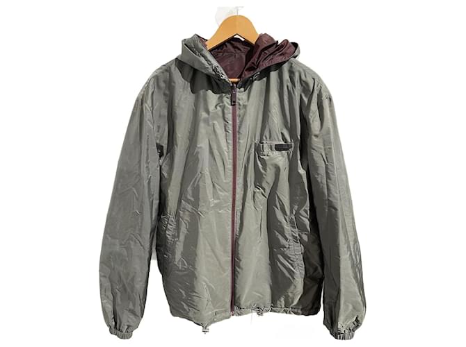 PRADA Jacken L Synthetic Grau Synthetisch ref