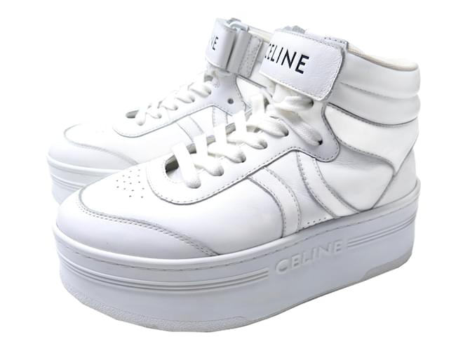 Céline NEW CELINE BLOCK SHOES 36 HIGH-TOP SNEAKERS PLATFORM