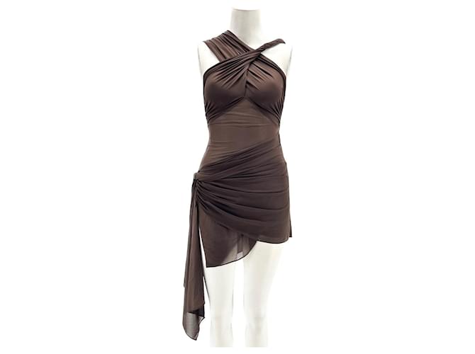 Autre Marque RONNY KOBO Dresses T.International S Polyester Brown ref.JC1363292 (Sold) - Joli Closet Autre Marque RONNY KOBO Dresses T.International S Polyester Brown ref.JC1363292 (Sold) - Joli Closet