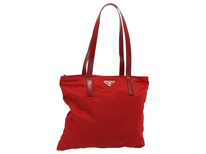 PRADA Tote Bag Nylon Red Auth 73334 ref.1363963 - Joli Closet