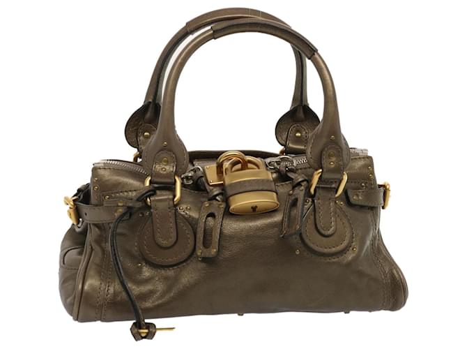 Vintage Chloé Paddington Bags Brown Chloe Paddington Handbag Brown Leather 02-08-53 Y2K Tote bag