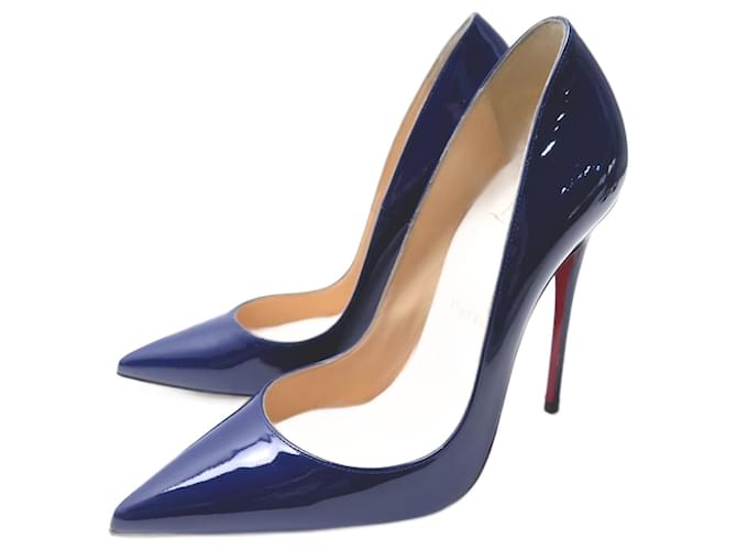 CHRISTIAN LOUBOUTIN SO KATE 36.5 SHOES IN PATENT LEATHER PUMPS