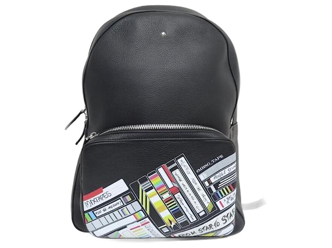 NEW MONTBLANC MEISTERSTUCK MIX TAPES BACKPACK 123732 SOFT LEATHER
