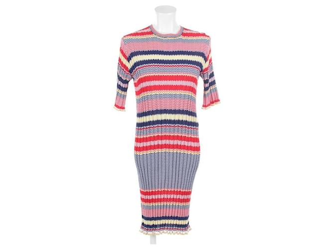 最終値下げCotton Striped Ribbed Knit Dress FAITH KNIT RIBBED STRIPED DRESS-GREEN – Lucca Couture