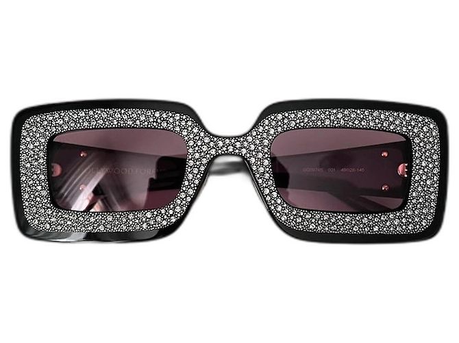Gucci sunglasses Hollywood model GG0974S Black Acetate ref 