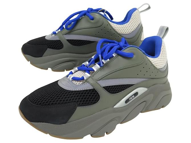 NEW DIOR B22 SHOES 3SN231YKB SNEAKERS 43 GRAY BOX SNEAKERS SHOES