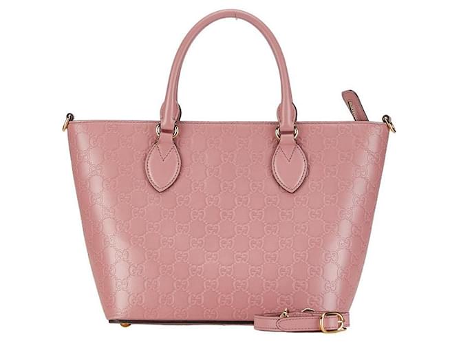 バッグ Gucci Sima GG Hand Bag 2way Leather Pink Gucci Leather Guccissima 2WAY Handbag Shoulder Bag 432124 in