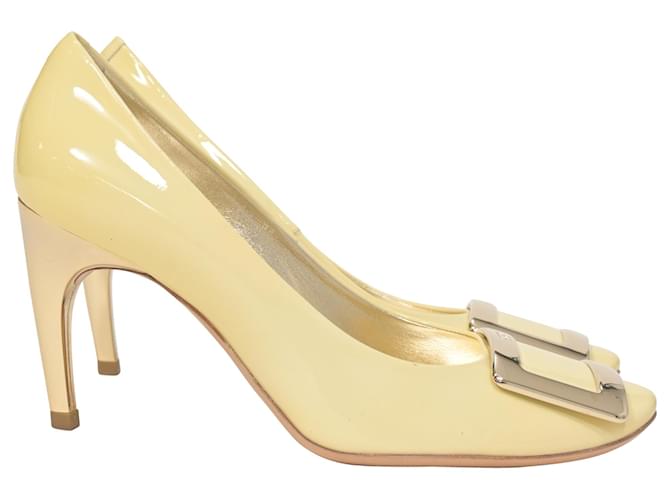 シューズ・サンダルその他 ROGER VIVIER Woman High heel shoes Yellow Cream イエロー（黄色）系 Roger Vivier(ロジェ・ヴィヴィエ) シューズ